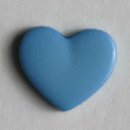 Dill Motivknopf Herz, blau