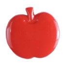 Dill Motivknopf Apfel, rot
