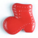 Dill Motivknopf Stiefel, rot, 20 mm