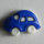 Dill Motivknopf Auto, blau, 20 mm