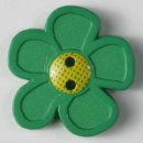 Dill Motivknopf Blume, grün, 20 mm