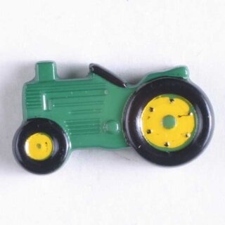 Dill Motivknopf Traktor, grün, 25 mm